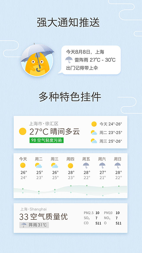 我的天气app 截图2