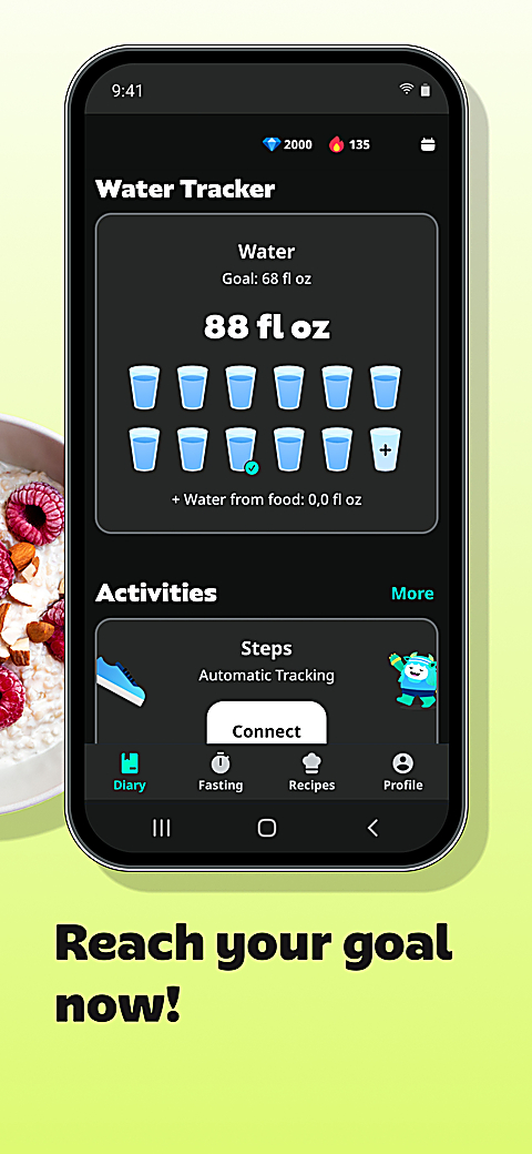 YAZIO卡路里计数器 截图1