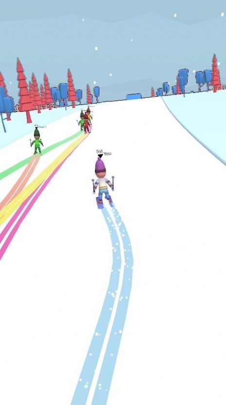 滑雪者山游戏 截图3