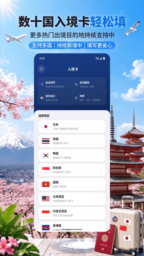 出境签证通 截图4