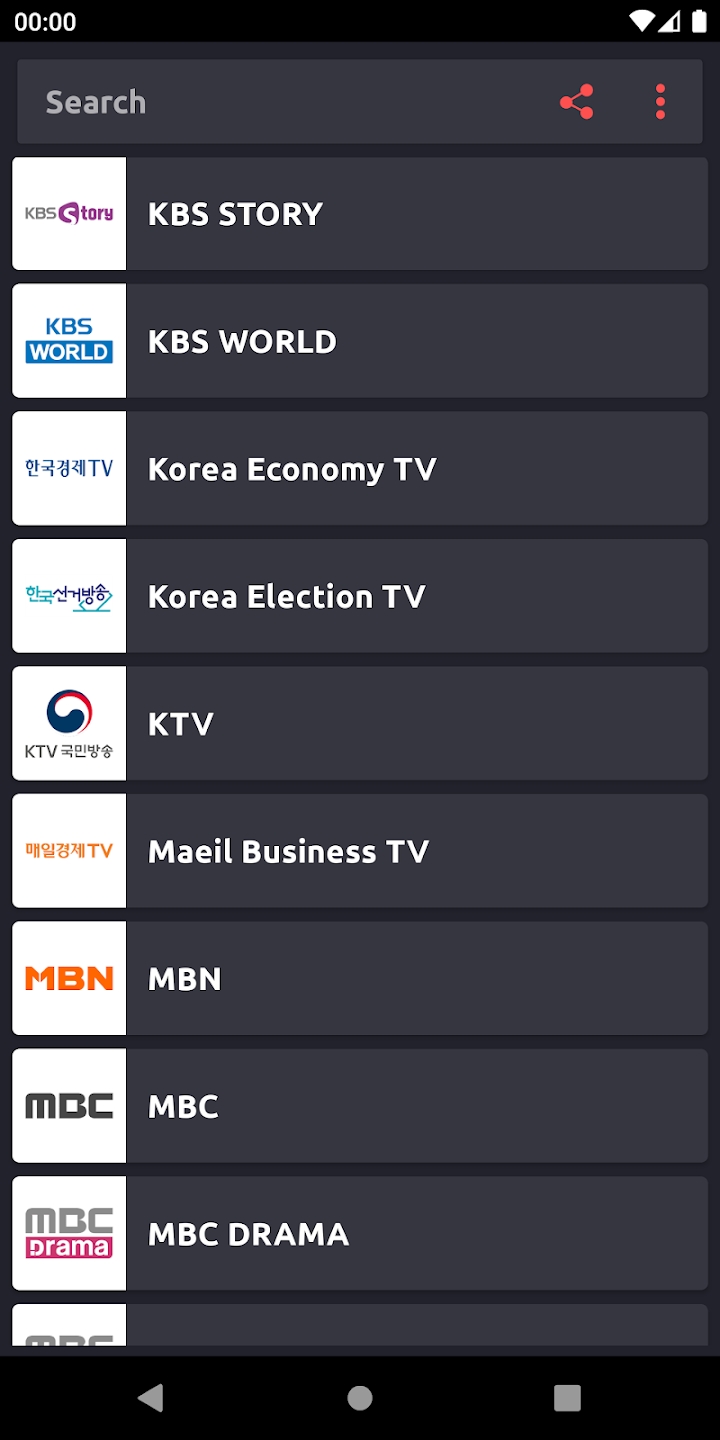 Korean TV韩国电视直播线上看 截图2