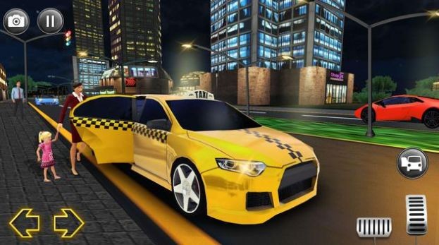 跑车出租车模拟器游戏 截图2
