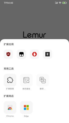 Lemur瀏覽器 截圖3