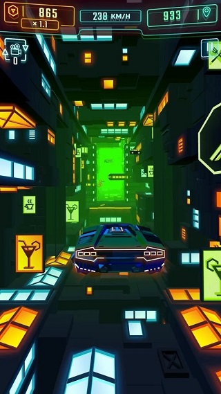 霓虹飞车(NeonFlytron) 截图1