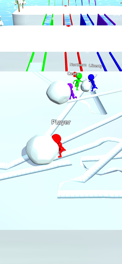 雪地赛跑(snowrace) 截图1