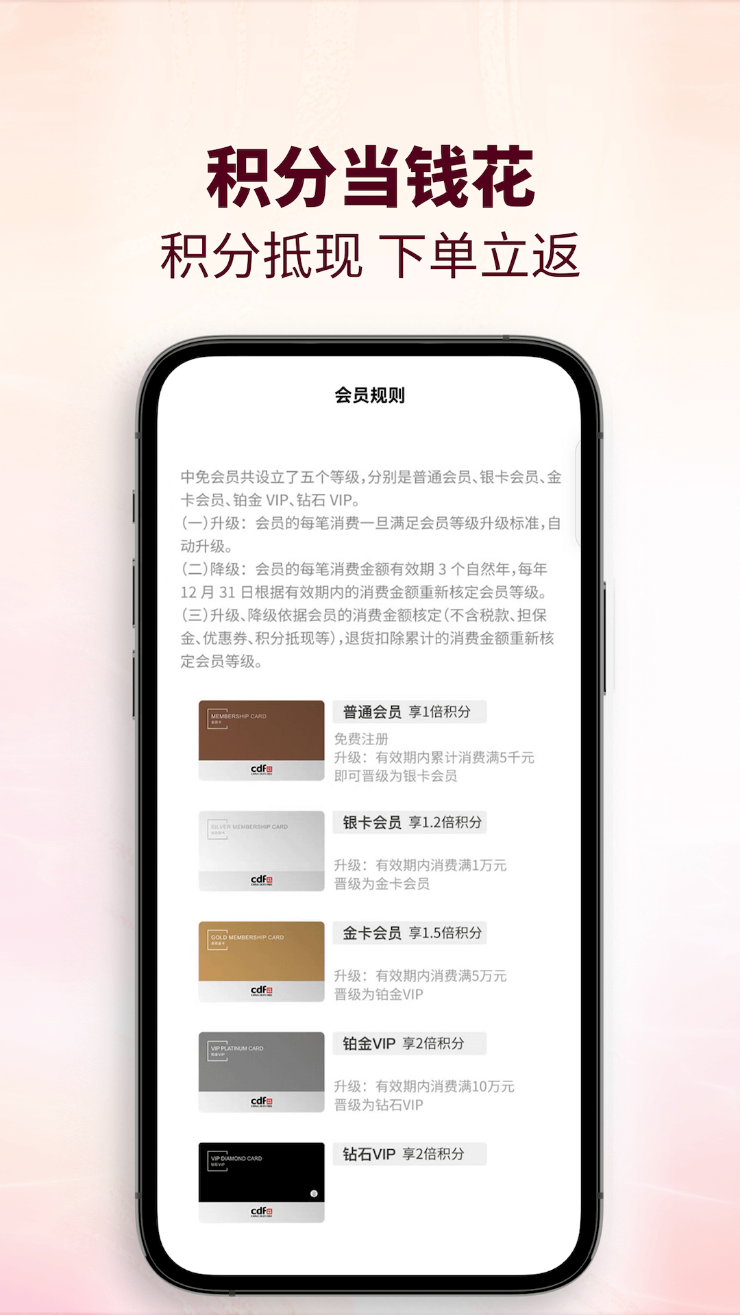 cdf会员购App 截图2