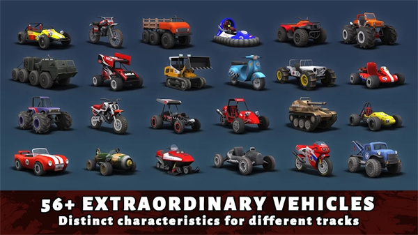 迷你赛车冒险最新版(MiniRacing) 截图1