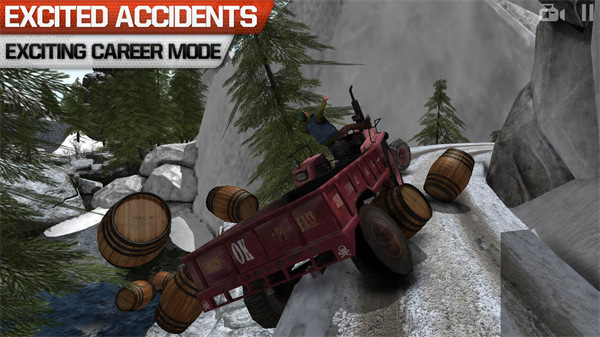 越野卡车司机模拟器手机版(TruckDriverOffroad) 截图1