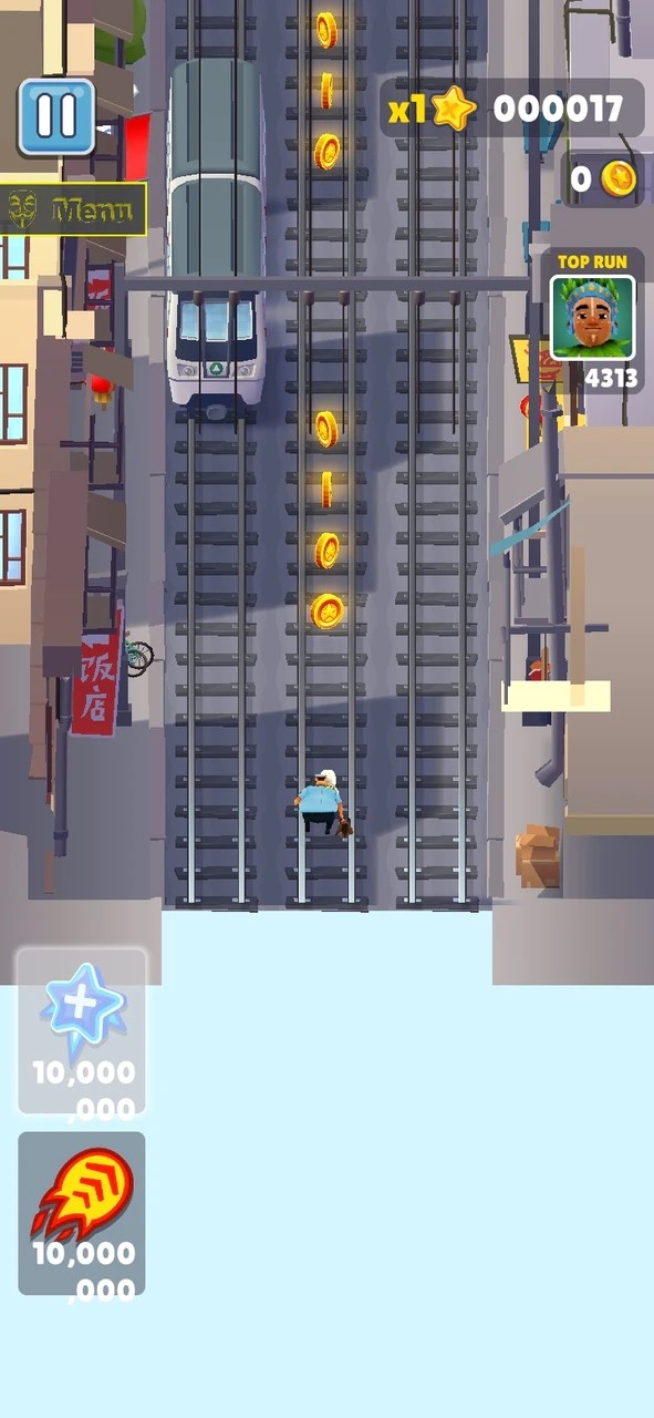 地铁跑酷上帝视角版 截图2