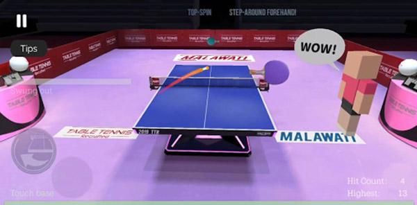 乒乓球创世纪中文版(TableTennisReCrafted) 截图1