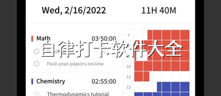自律打卡軟件大全