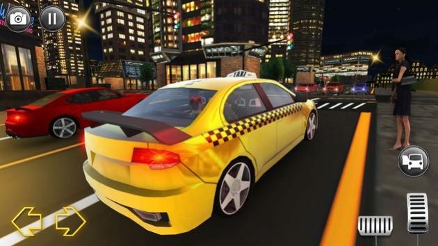 跑车出租车模拟器游戏 截图3