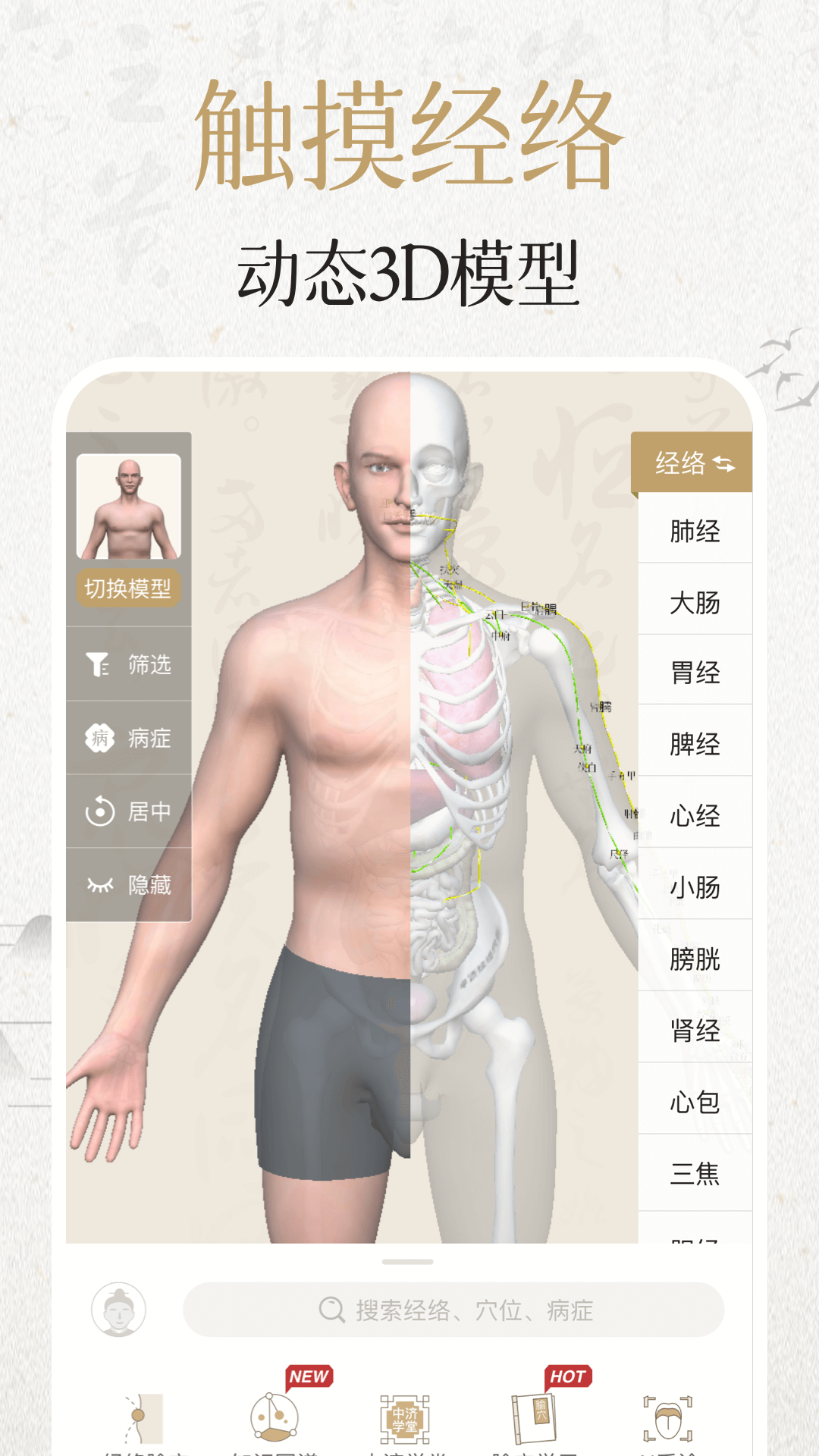 中济经络穴位app 截图2