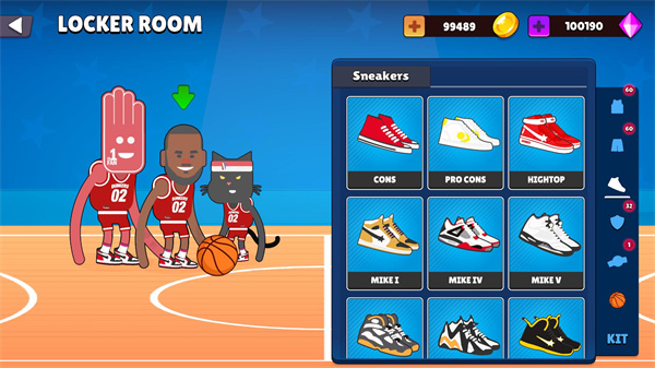 蠢萌扣篮2最新版(Dunkers2) 截图5