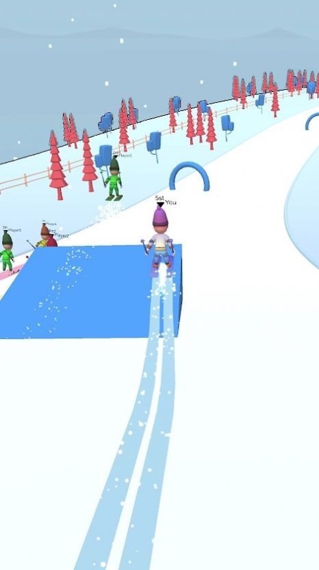 滑雪者山游戏 截图2