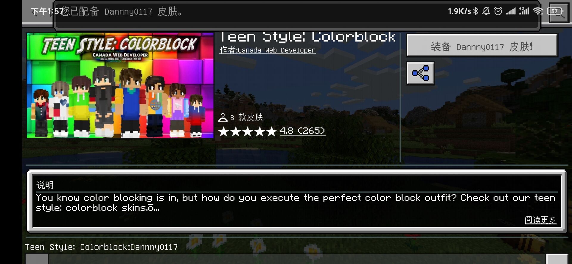 我的世界全皮肤版2026游戏 截图3