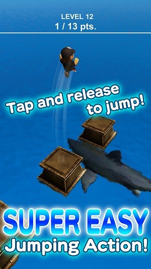 鲨鱼逃亡跳跃游戏 1