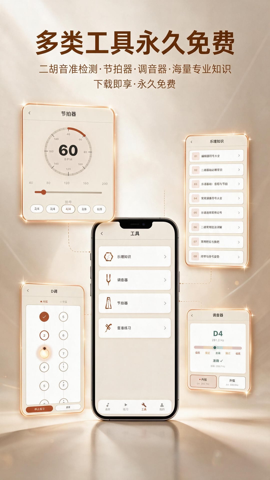 大院儿二胡陪练 截图2