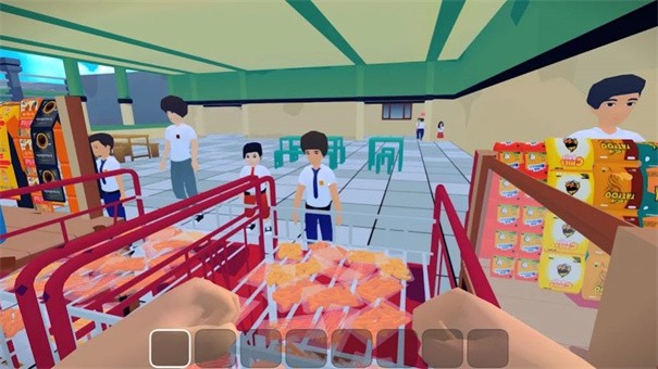 学校自助餐厅模拟器游戏 截图2