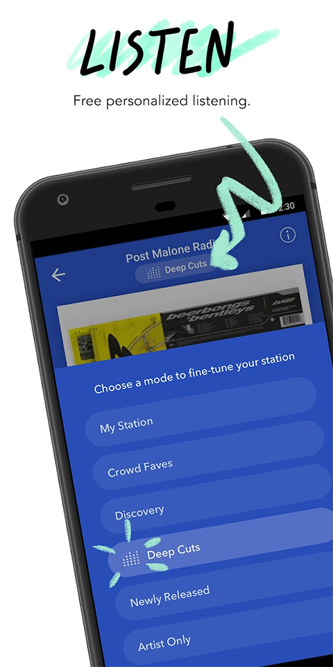 pandora音乐软件 截图1