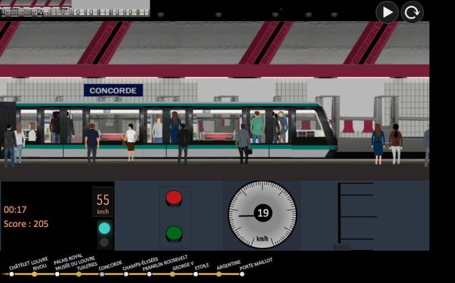 巴黎地铁模拟器 截图2