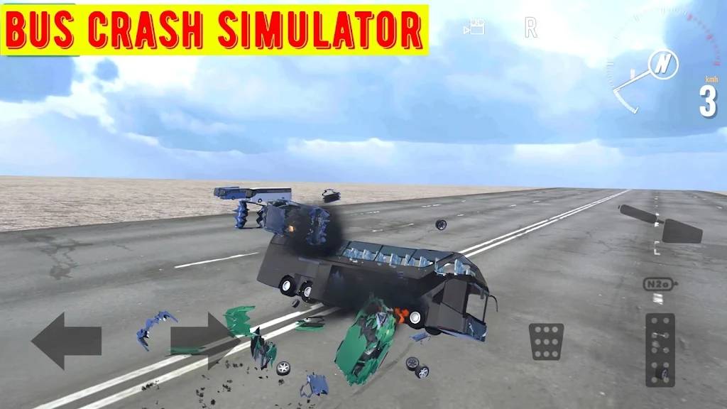 公共汽车碰撞模拟器游戏 截图3