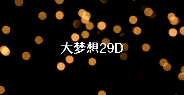 大梦想29D