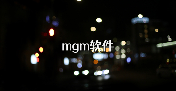 mgm软件