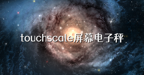 touchscale屏幕电子秤