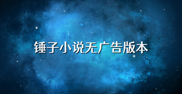锤子小说无广告版本