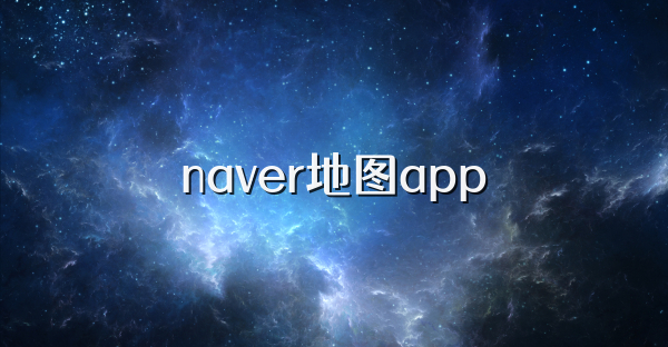 naver地图app