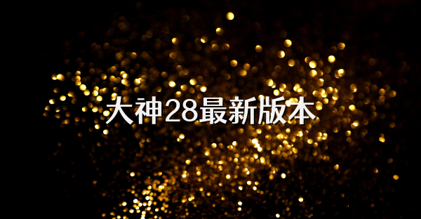 大神28最新版本