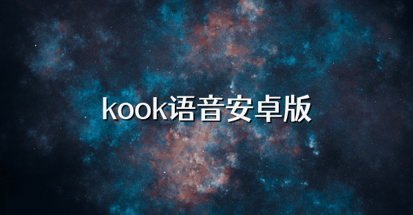 kook语音安卓版