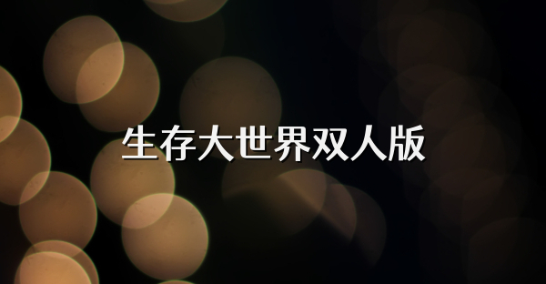 生存大世界双人版