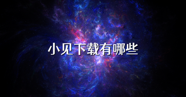 小见下载有哪些