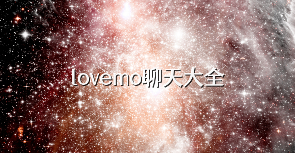lovemo聊天大全