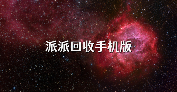 派派回收手机版