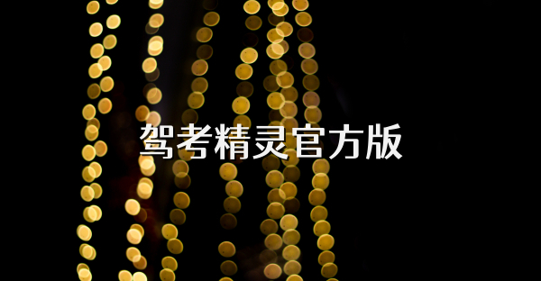 驾考精灵官方版