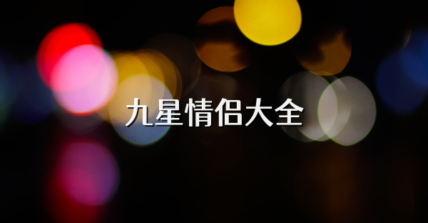 九星情侣大全