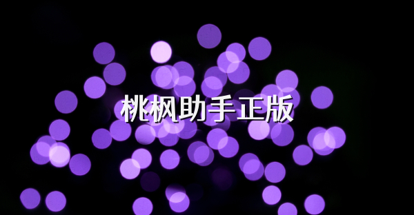 桃枫助手正版