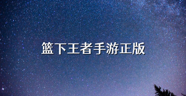 篮下王者手游正版