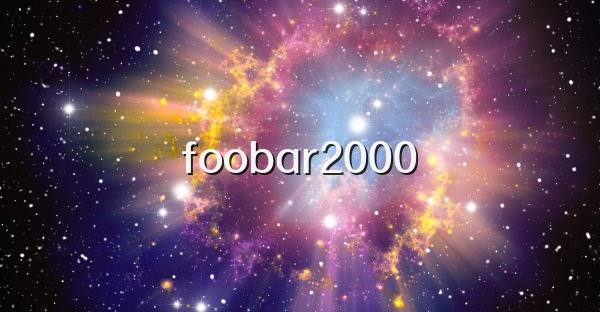 foobar2000