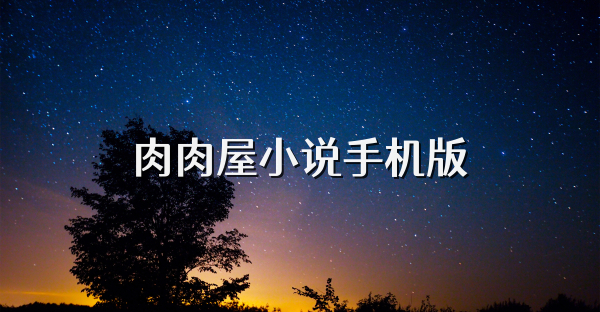 肉肉屋小说手机版
