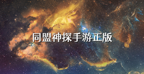 同盟神探手游正版