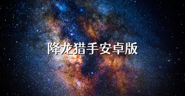 降龙猎手安卓版