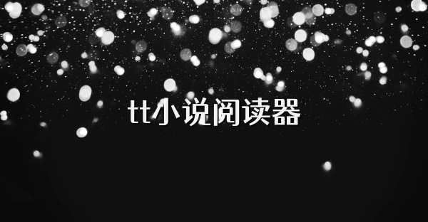tt小说阅读器