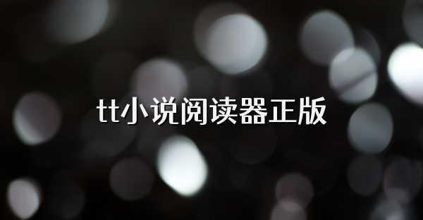tt小说阅读器正版