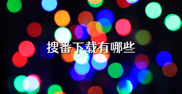 搜番下载有哪些