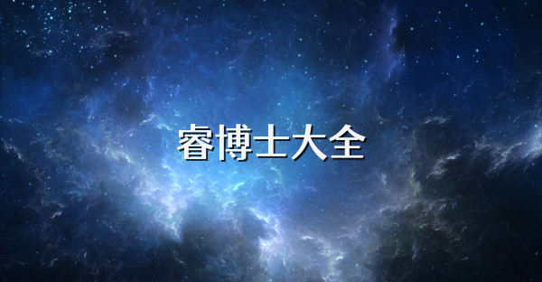睿博士大全