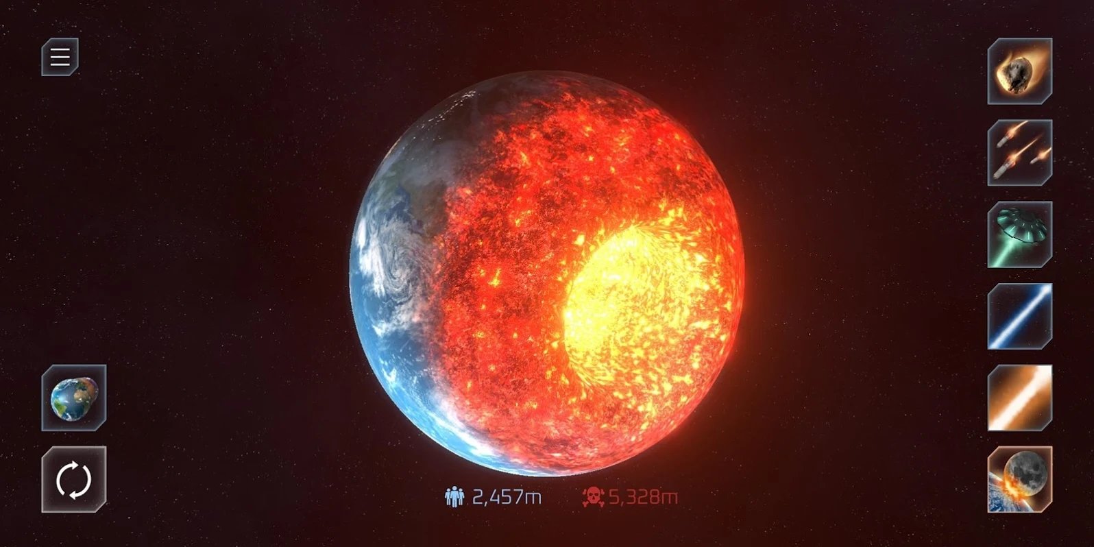 星球爆炸模拟器 截图3